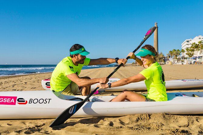 2 Hours of Canoeing in the Sea in Las Palmas de Gran Canaria - First Lesson: Short Theory, Then Dry-Canoe Technique