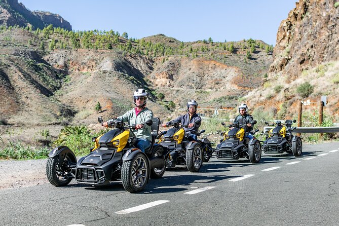 3 Wheel Motorcycle like Quad/Buggy Tour Gran Canaria (Maspalomas) - Stop 3: Playa de Amadores—sea breeze, ocean views, and an end-of-ride mood shift