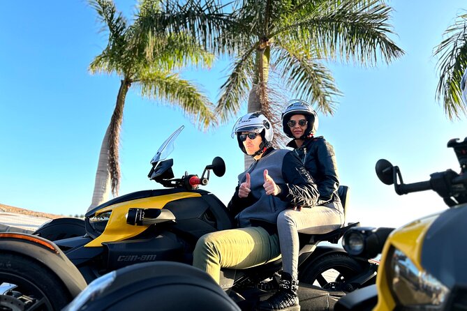 3 wheels motorcycle Coast Tour - Ryker - Gran Canaria Maspalomas - Stop 4: Playa de Amadores and the Hilltop View