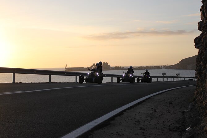 3 wheels motorcycle Coast Tour - Ryker - Gran Canaria Maspalomas - Stop 5: Anfi Tauro Golf Restaurant Stop for Drinks and Bathrooms