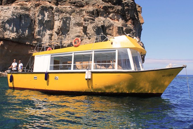 3h Boat Trip + Snorkeling in Puerto de Mogan - Lunch + Unlimited Drinks: The Value Case for $71.35