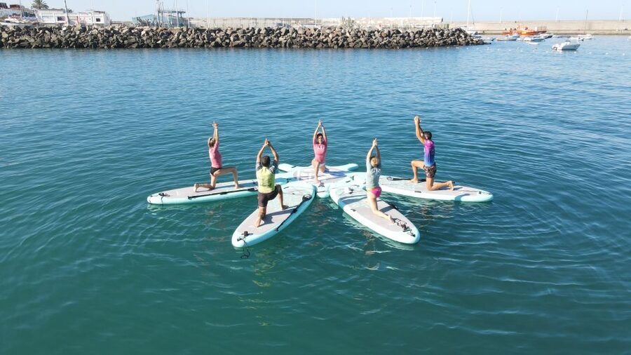 Arguineguín: Stand-up Paddleboard Yoga Class with Instructor - Price and value: what $47 gets you