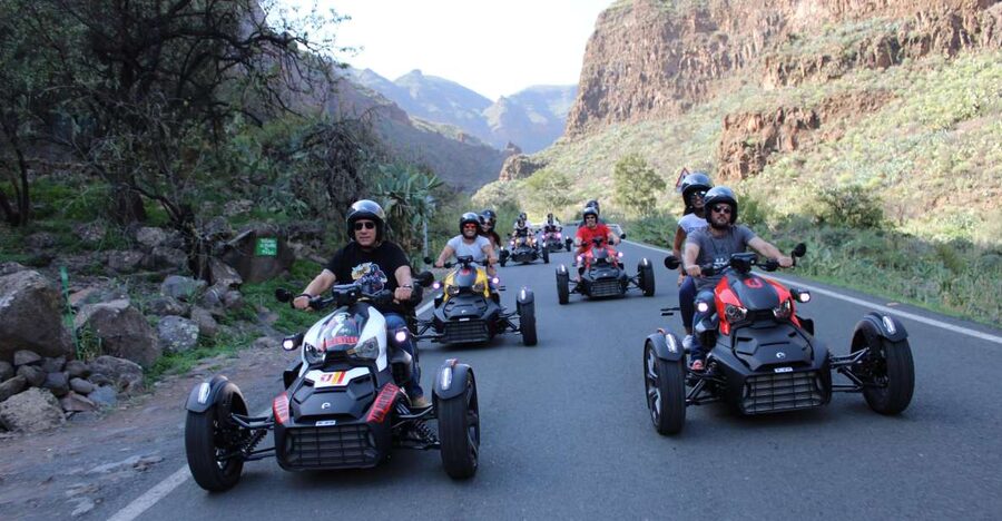 Can-Am Ryker Adventure Grand Tour - The Driving Loop From Gran Canaria South East to Mountain Villages