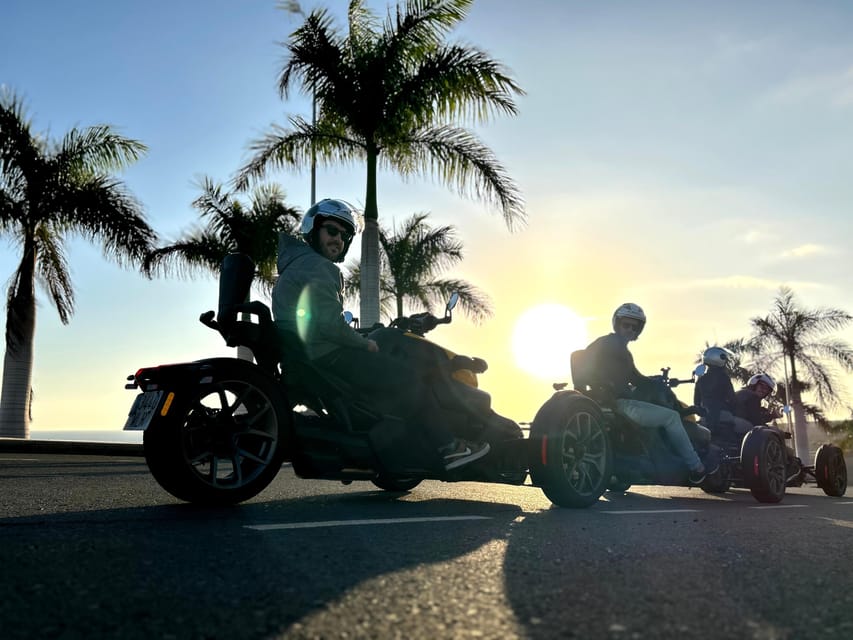 Can-am Ryker moto / buggy / quad Tour: Coast (Maspalomas) - Arguineguín photo stops and short walks that break up the ride