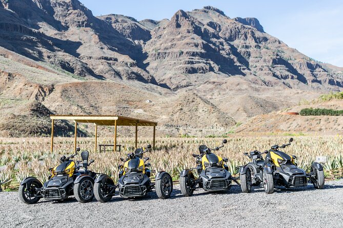 Can-am Ryker three wheels tricycle Mountain Tour (Maspalomas) - Riding Tips for First-Timers on a Three-Wheeler