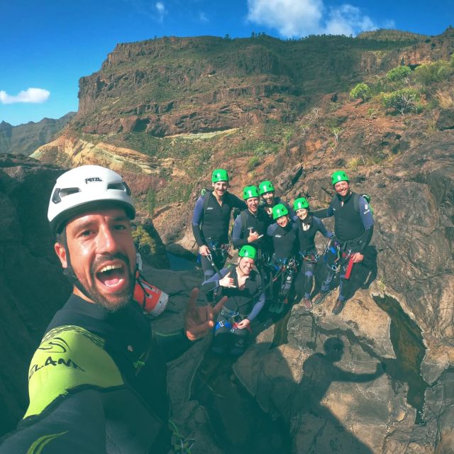 Canyoning in the Rainbow Mountain Gran Canaria - What safety gear and insurance actually mean here