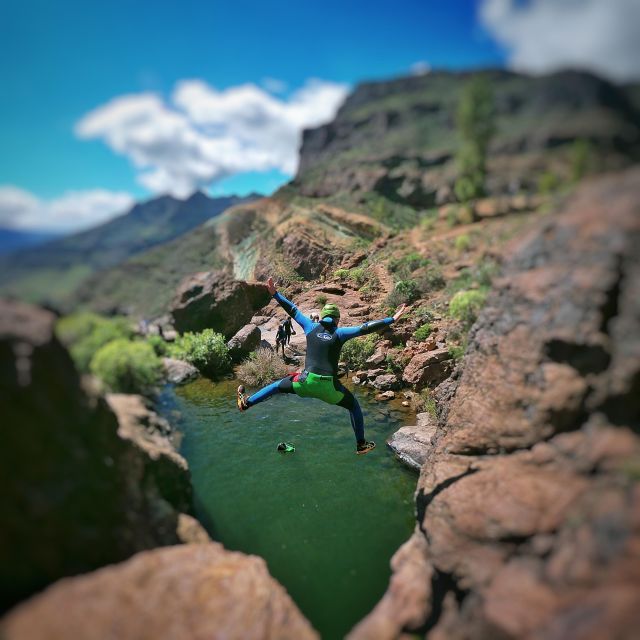 Canyoning in the Rainbow Mountain Gran Canaria - The photo report: turning hard work into shareable memories