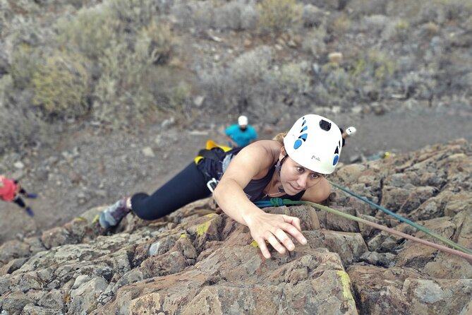 Climbing + Zipline + Via Ferrata + Cave. Adventure route in Gran Canaria - Rock Climbing: Several Difficulty Levels, One Main Goal