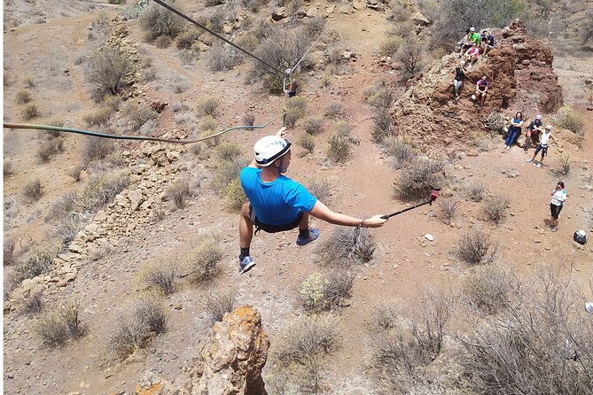 Climbing + Zipline + Via Ferrata + Cave. Adventure route in Gran Canaria - Via Ferrata: Safety Techniques Plus a Real Approach