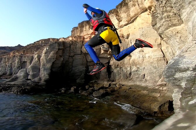 Coastering in Gran Canaria (Aquatic Route in the ocean cliffs) - Gear Provided Means Less Stuff to Haul