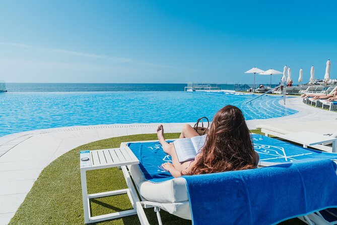Entire Day Ticket at Perchel Beach Club with Spa Circuit - The infinity pool and Solarium setup: comfort that starts immediately
