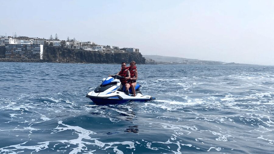 From Playa del Inglés: Guided Jet Ski Tour & Hotel Transfers - Key highlights at a glance