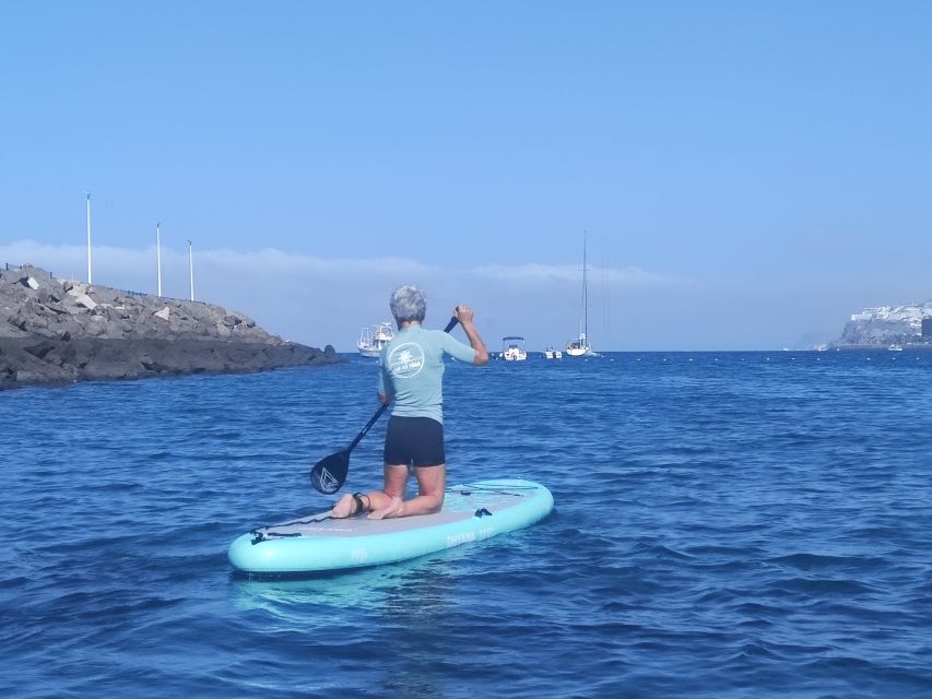Gran Canaria : 2h Stand Up Paddle board lessons - Arguineguín from sea level: the view payoff