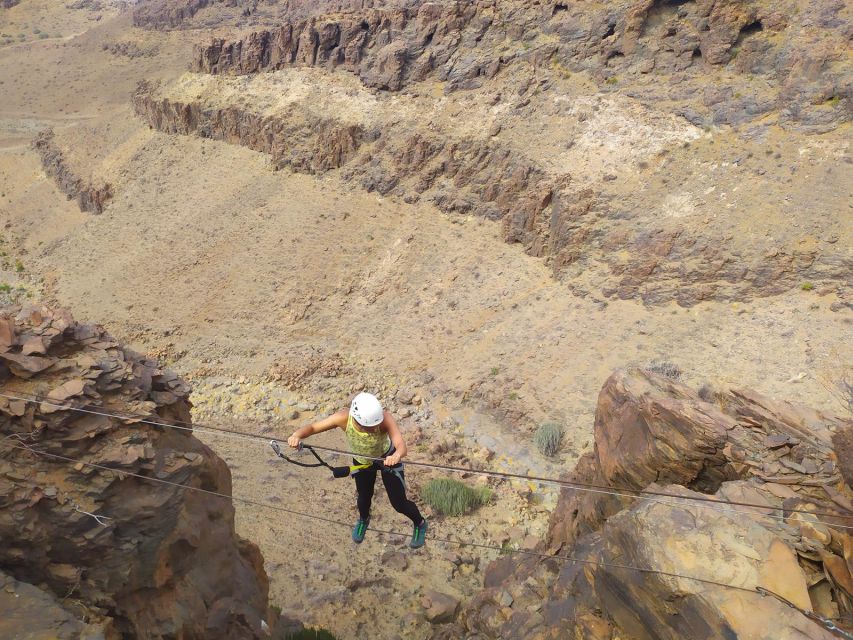 Gran Canaria: Cliff Climbing Via Ferrata Trip by Maspalomas - Entering The Via Ferrata World Near Maspalomas