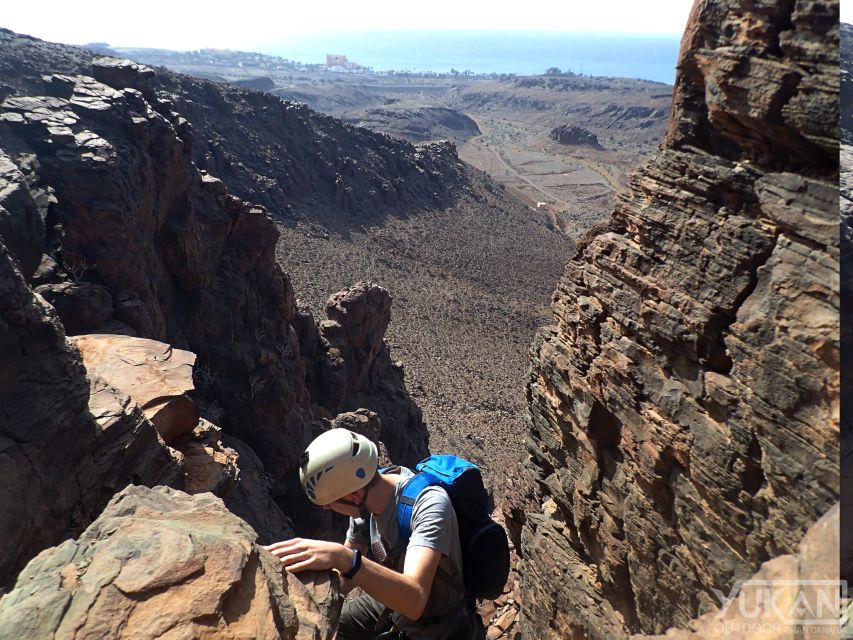 Gran Canaria: Cliff Climbing Via Ferrata Trip by Maspalomas - Caves and the Rhythm of a Protected Cliff Climb