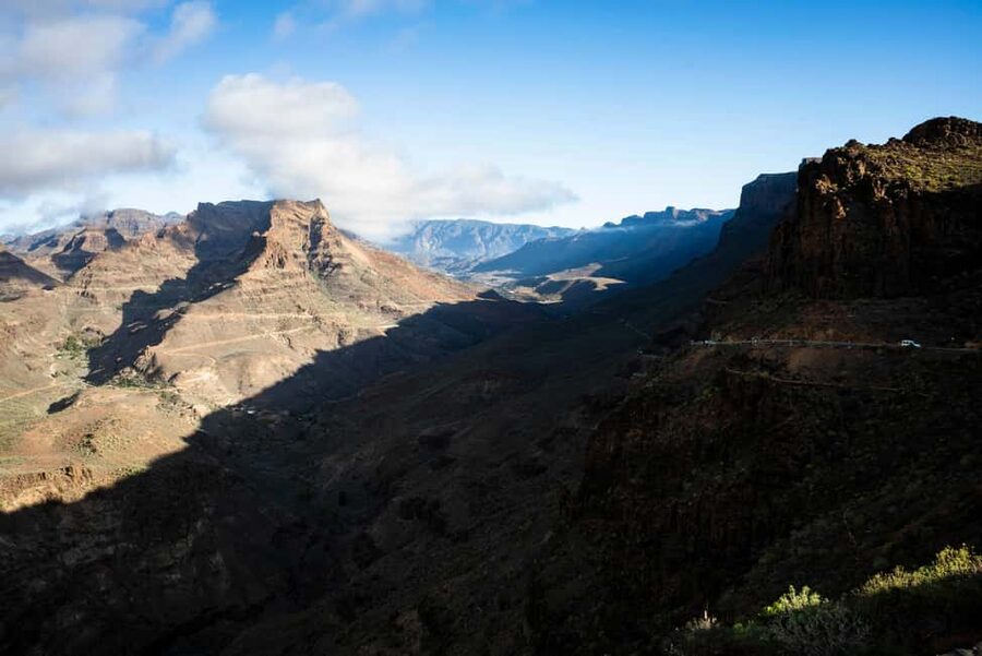 Gran Canaria from the Heights: Fataga and Tejeda - Mirador Degollada de la Yegua: the Valley of a Thousand Palms from above
