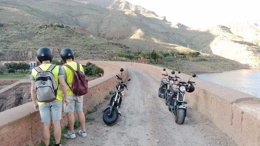 Gran Canaria: Los Pilancones Natural Park e-Scooter Tour - The Ayagaures route: green valley vibes, palms, cactus, and fruit plantations