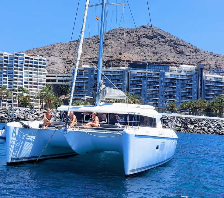 Gran Canaria⛵Private Catamaran Trip – All-Inclusive Luxury - First Look at Pasito Blanco and the Lagoon 421 Setup