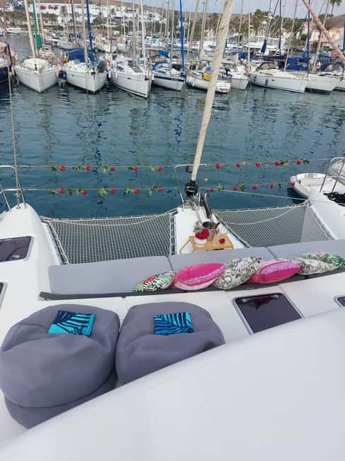 Gran Canaria⛵Private Catamaran Trip – All-Inclusive Luxury - Hosts Who Actually Run the Day: Jani and Tanja