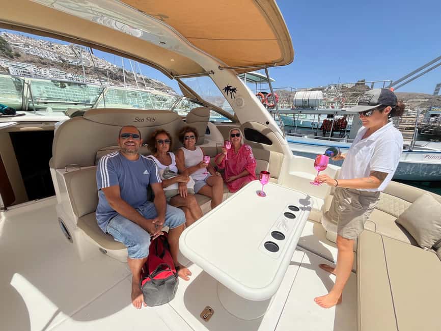 Gran Canaria: Shared yacht trip with drinks, lunch, and snorkeling - The return cruise: Mogán Bay, Tauro Beach, and Tiritaña cliffs from the sea