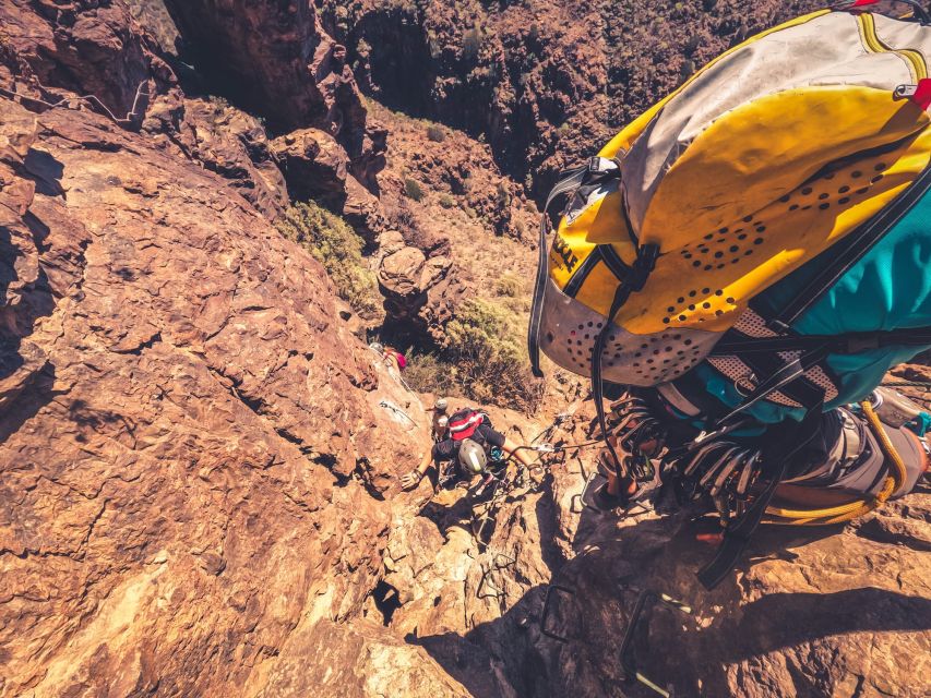 Gran Canaria: Vía Ferrata Tour for Beginners - What you’ll do on the route: climb, walk breaks, and photo time