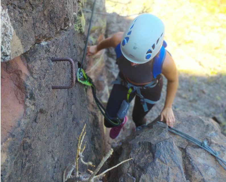 Gran Canaria: Zipline and Mountaineering Tour - Via ferrata finish: hiking and climbing in the same breath