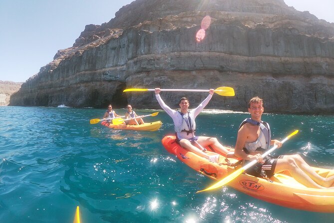 Guided Kayaking Trip in Gran Canaria - Montaña Arena beach time: snorkeling, games, and lizards
