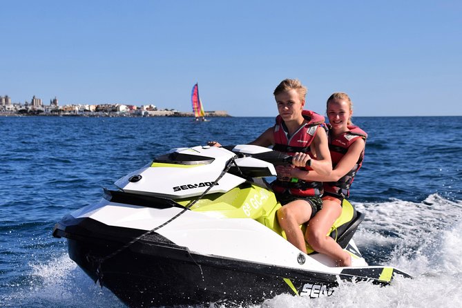 Jet Ski Circuit from Anfi Beach - The ride itself: the marked circuit and how it feels