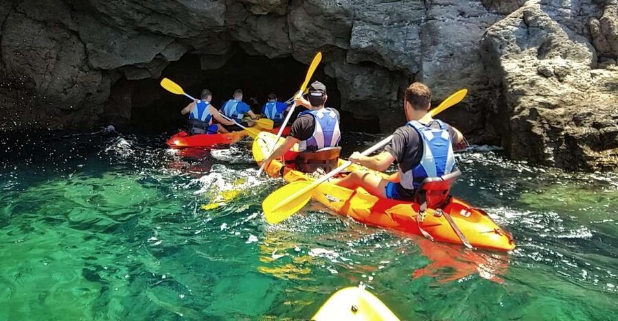 Kayak por las cuevas y acantilados de Mogan - Taurito Meeting Point: safety gear, a clear start, and what you’ll do first