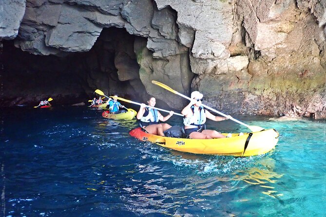 Kayak & Snorkeling Tour in Caves in Mogan - Optional cliff jumps and how to think about them safely
