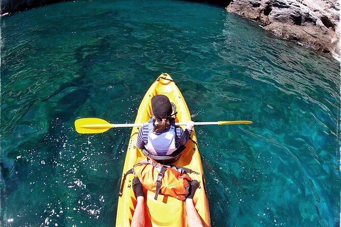 Kayaking Adventure Route with Snorkeling in Mogan Caves - Sea conditions can change the exact cave plan
