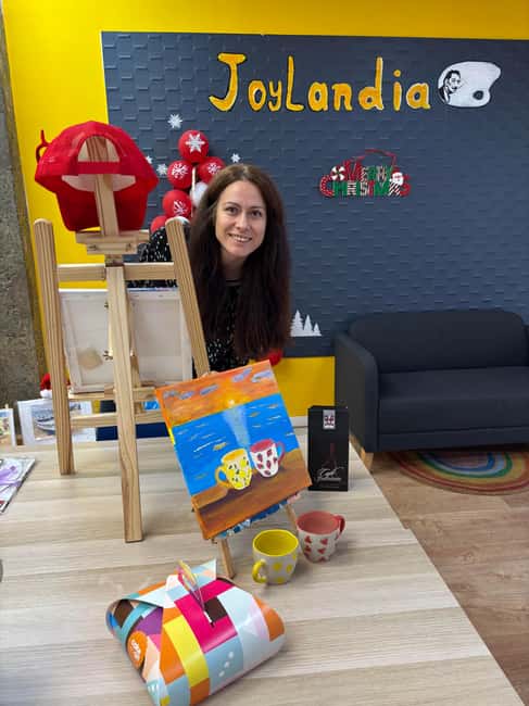 Las Palmas: Art and Brunch Painting Experience - Your brunch setup: Canarian sweets, coffee or tea, and local drinks