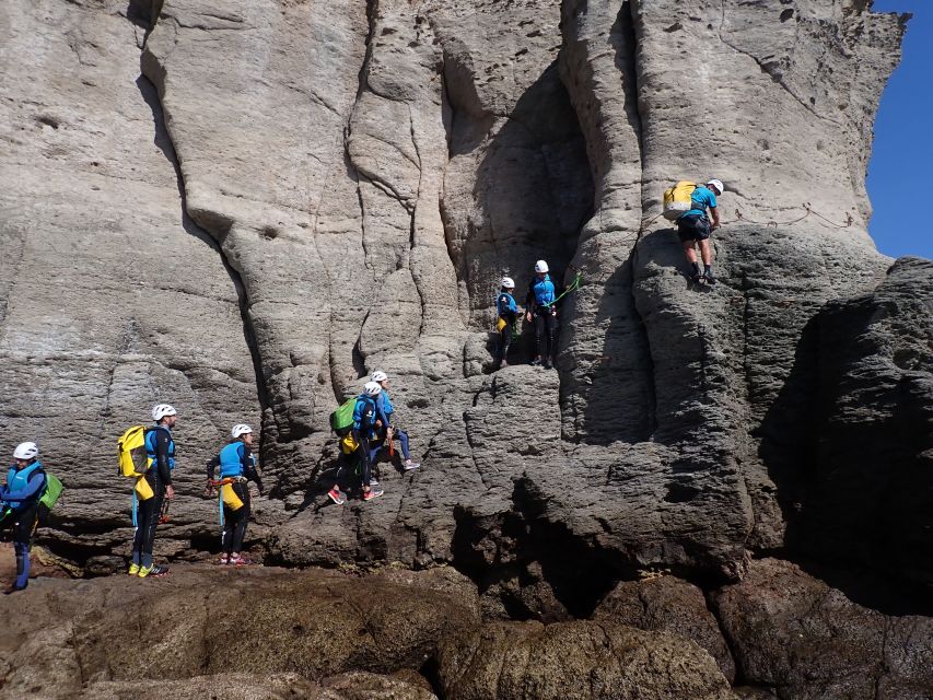 Las Palmas: Coastering, Via Ferrata, Water Jumping & Snorkel - Your 4-Hour Flow From Playa Medio Almud to the Waterline