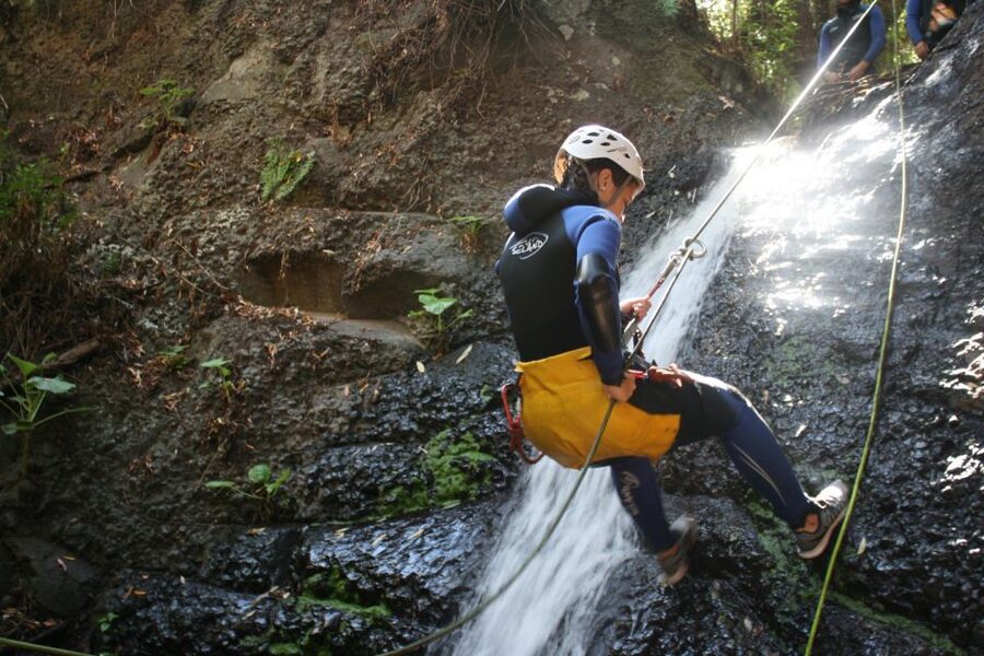 Las Palmas, Gran Canaria: Canyoning Adventure - The 20-minute rural hike: views plus learning before the rappels