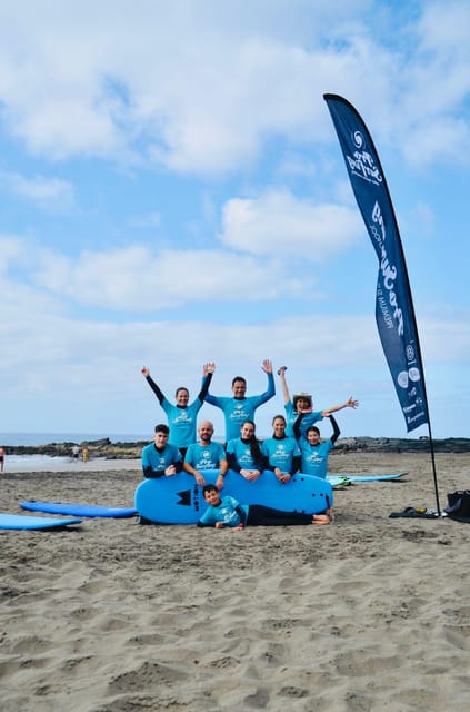 Las Palmas: Learn to Surf with a Special Price for Two Group - Included gear: neoprene suit and surfboard provided