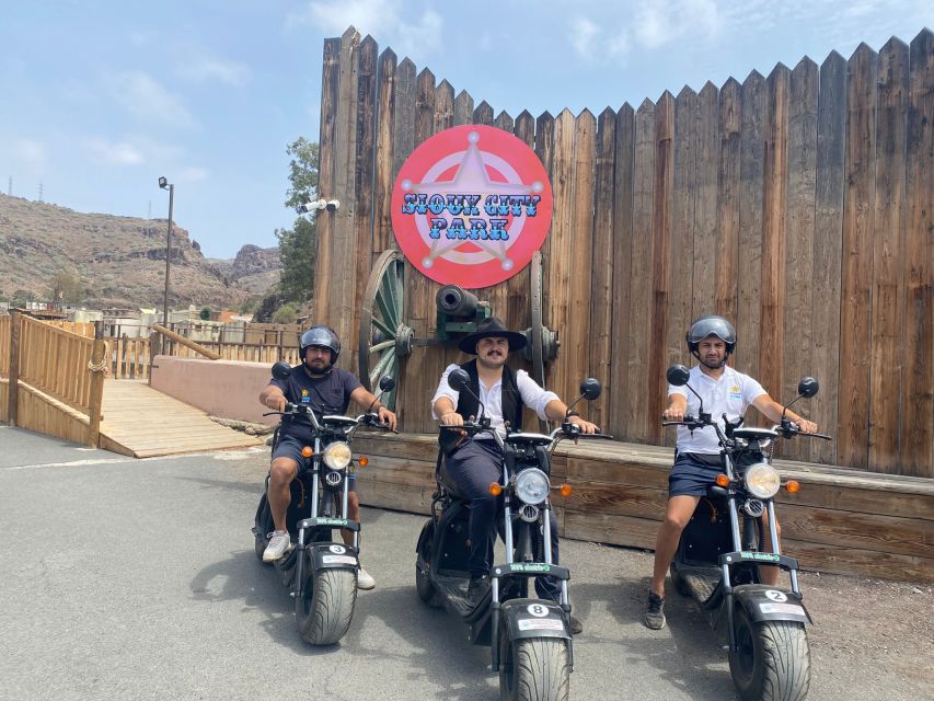 Maspalomas: E-Scooter or E-Bike Tour+Western Town Sioux City - The 1-hour ride: dunes, beach views, and quick best-of timing