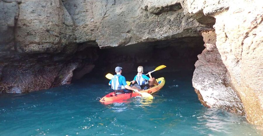 Mogán: Guided Kayak to Caves and Snorkeling Tour - Secret Stop Snorkeling: Calm-Water Time and What You Can Spot