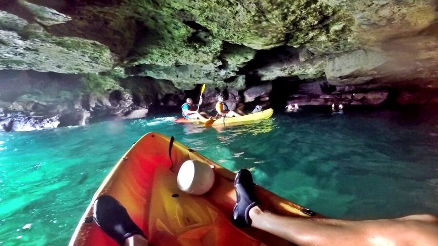 Mogán: Guided Kayak to Caves and Snorkeling Tour - The Real Itinerary Flow: From Golden Sands to Caves to Snorkel