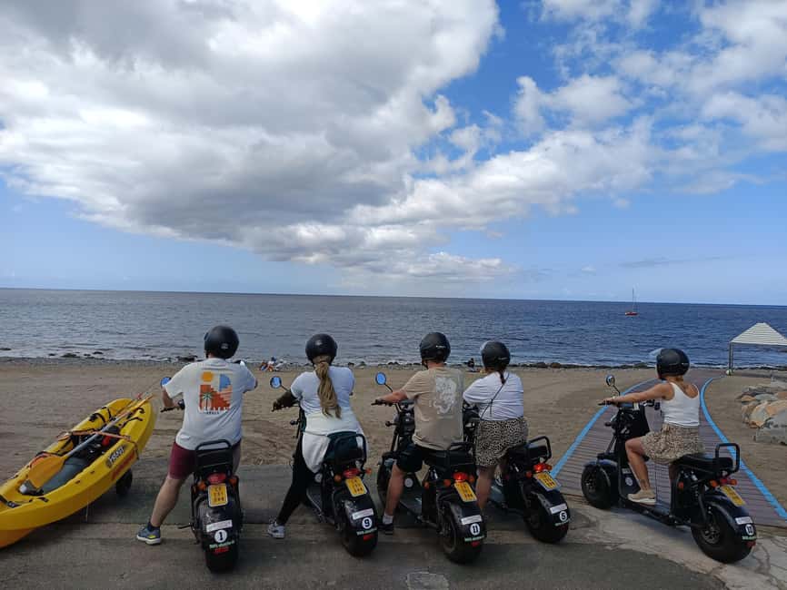Playa Ingles:Rent e-Scooter 3 hour+Option Combo Rent Jet Ski - Don’t Skip Pasito Blanco Fish Tapas on the Way