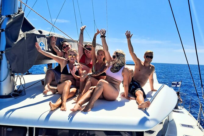 Private 5 hour catamaran cruise in south of Gran Canaria - Calm-bay swimming, snorkeling, and paddleboarding