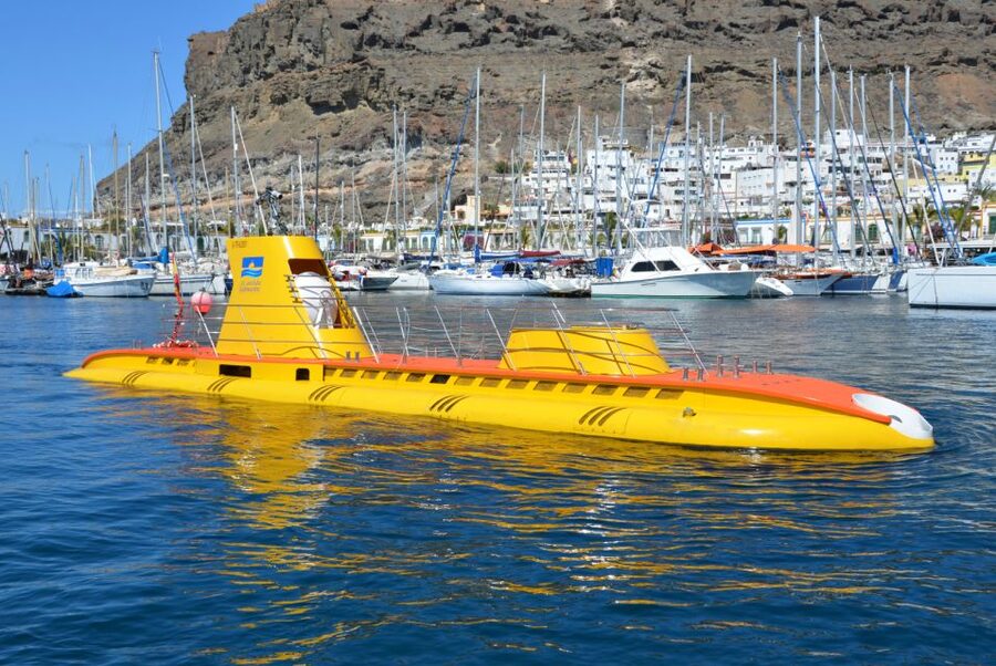 Puerto de Mogán: Submarine Tour - Down at 25 metres: shipwrecks, structure, and Atlantic seabed life