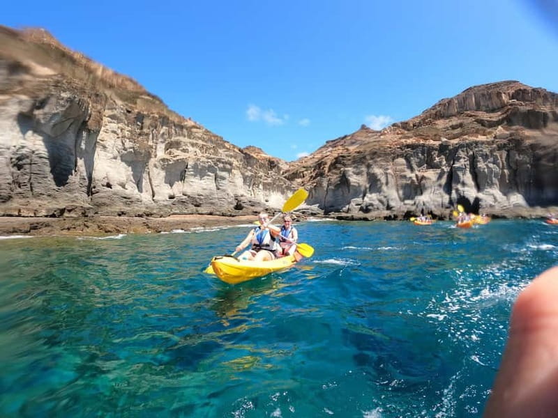 Puerto Mogán: Guided Adventure Kayak Tour in Caves & Snorkel - The Guides Matter: the Pablo and Paul energy plus real hands-on support