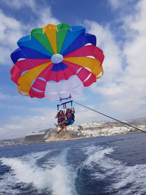 Puerto Rico de Gran Canaria : Parasailing - 10–12 Minutes Above the Water: How the Flight Really Feels