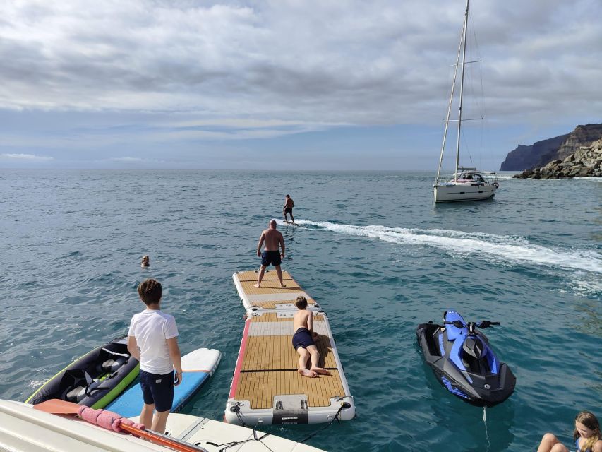 Puerto Rico, Gran Canaria: Boat Tour with Tapas and Drinks - Optional thrills in port: parasailing, e-surfing, jet skiing