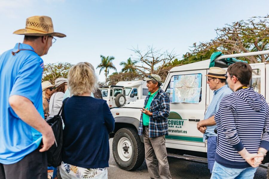 South Gran Canaria: Off-Road Valleys & Villages Jeep Tour - Roque Nublo Views and the Shift Into Palm Country