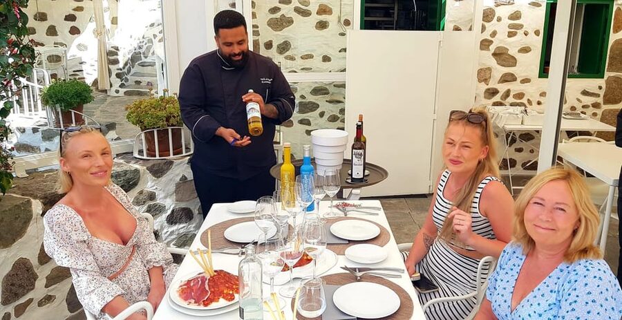 Spanish Cured Meats & Wine Tasting Tour in Mogan - The building matters: restored two-century setting for tasting
