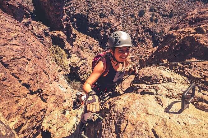 Top Vía Ferrata for Beginners in Gran Canaria ツ - Your Via Ferrata at the Secret Spot: what 4 hours usually means