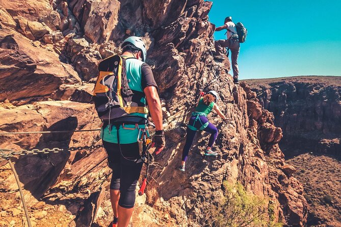 Top Vía Ferrata for Beginners in Gran Canaria ツ - What to bring: your comfort kit for a fixed-rope day