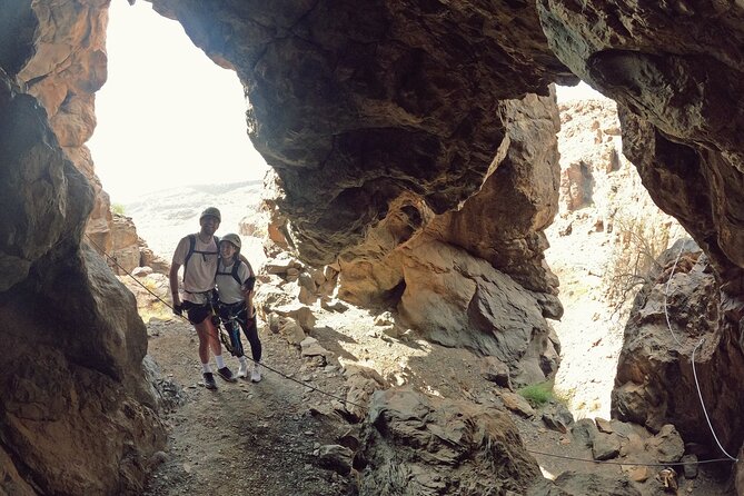 Via Ferrata Gran Canaria: Adventure Route for First Time Climbers - At the Mountain Base: Gear + Technique Lesson (The Part Worth Paying For)