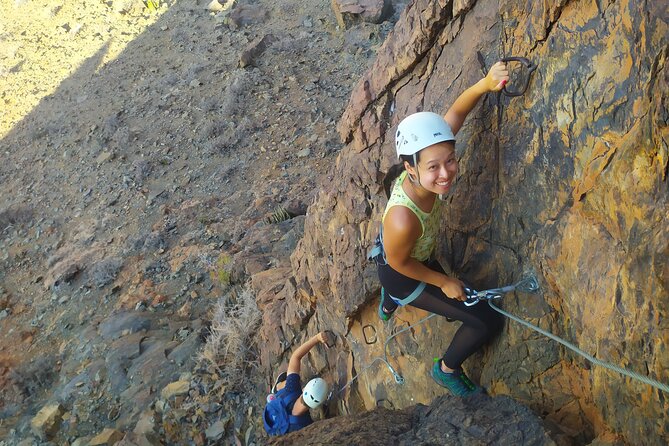 Via Ferrata in Gran Canaria. Vertical adventure park. Small groups - The hike to the start: your warm-up (and a potential pinch point)